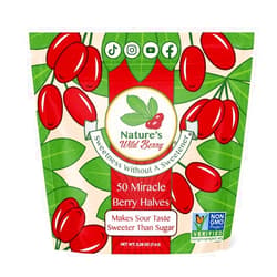Nature's Wild Berry UNLOCK HIDDEN FLAVORS, 50 Premium Miracle Berry Halves by Natures Wild Berry, Freeze Dried, Grown in the USA, As Seen On Tiktok, New Years Gifts, Turn Sour Sweet, Flavor Changing Magic Berries, Best Value in the Marketplace