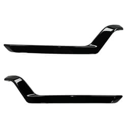 YONSKJAD Pair Set of 2 Bumper Face Bar Trims Molding Step Pads Front Driver & Passenger (Chrome) 16568261