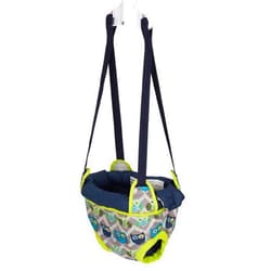 Evenflo Exersaucer Johnny Jumper Featuring Easy-to-Use Clamp Attachment for Quick and Tool-Free Set Up and Adjustable Straps to Customize the Height for Your Child, Owl
