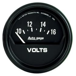 AUTO METER 2319 Autogage Electric Voltmeter Gauge, 2.625 in.