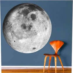 Wall Decals Moon Nursery Decor - Moon Wall Decal Outer Space Wall Mural Moon Planet Decorations Decor Wallpaper Stickers Removable Wall Murals Planets, c22