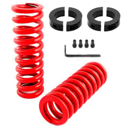 MOSNAI Yamaha Golf Cart Springs for G14, G16, G19, G20, G22, G29 Golf Cart Heavy Duty Rear Springs(2 PCS Black)