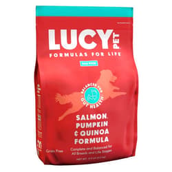 Lucy Pet Products Lucy Pet Formulas for Life Salmon, Pumpkin, & Quinoa Dry Dog Food, All Life Stages, Digestive Health, Sensitive Stomach & Skin, 4.5lb bag