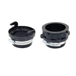 VALTERRA F02-2029VP Quick Connect System with Rotating Bayonet Fitting and Hose Clamps, Black
