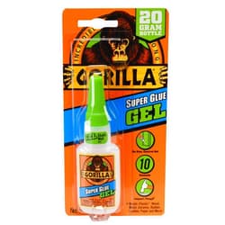 Gorilla Super Glue Gel, 20 Gram, Clear, (Pack of 1)