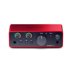 Focusrite Scarlett Solo 4th Gen USB Audio Interface, for the Guitarist, Vocalist, or Producer — High-Fidelity, Studio Quality Recording, and All the Software You Need to Record (Renewed)
