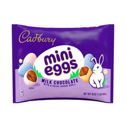 CADBURY MINI EGGS Milk Chocolate, Easter Basket Easter Candy Bag, 16 oz