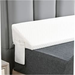 MIDLADE Full Size Bed Wedge Pillow for Headboard Pillow Full Mattress Wedge Gap Filler Trinangle Pillow Wedge for Headboard Space Filler Plus Long Pillow For Bed,Loft Bedroom Accessories Dorm Room Essentails
