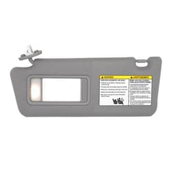 NHILES Driver Left Side Sun Visor Replacement Fits for Toyota Tacoma 2005-2015 Sunshade with Light 7432004210B0 Color Gray