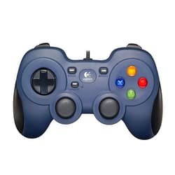 Logitech G F310 Wired Gamepad Controller Console Like Layout 4 Switch D-Pad PC - Blue/Black