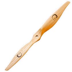 XOAR PJN 12x3.8 12 Inch 2 Blade RC Airplane Propeller Wood Prop for Electric RC Planes (12 x 3.8, Tractor)