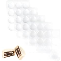 AIKEFOO Oreo Cookie Chocolate Mold Chocolate Covered Cookie Mold 5 Pack, 12 Cylinders Each, Chocolate Covered Oreos,Candy, Cookies and Chocolate, and Even Soap Molds