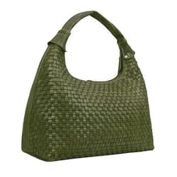 ANTONIO VALERIA Gift For Mothers Day Addison Braided Leather Tote Bag for Women