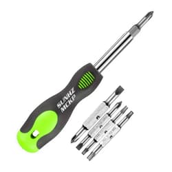SUNHZ MCKP SUNHZMCKP 8 in 1 Screwdriver, Portable multi-purpose screwdriver set，High-Strength Bits, Phillips, Slotted, Torx，Suitable for outdoor and daily repair tools,Practical hand tools