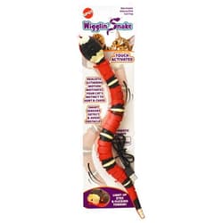 SPOT Wigglin' Snake - Electronic Interactive Cat Toy, Touch Activated Snake Slithers and Slides to Entertain Cats and Kittens, Smart Sensors Detect & Avoid Objects, USB Rechargeable - 15 inch