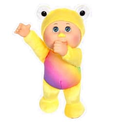 Cabbage Patch Kids Cuties Collection, Rainbow Garden Party Collection Baby Dolls (Crew Frog #168)