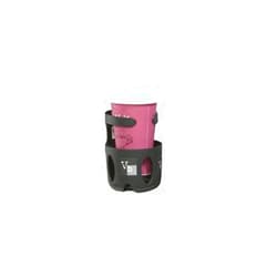 Valco Baby Universal Cup Holder – Fits Strollers, Walkers, Wheelchairs, Golf Carts, Motorcycles – Secure Drink Attachment, Adjustable for Most Container Sizes, Black