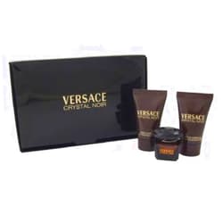 Versace Crystal Noir Perfume for Women Mini EDT 3 Piece Gift Set