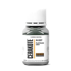 CERAKOTE (Oven Cure) H-Series Platinum Grey (4 oz) H-337T - Our Ceramic Technology Combines Performance with Color on All- Metals, Polymers + More - (Part B) Included