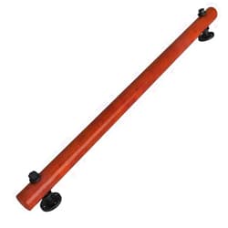 ADJIN Handrails Indoor Stairs Handrail Complete Set 1.5ft-12ft Wall Mounted Banister Rail Hand Grab Rail with Sturdy Metal Barckets Corridor Support Rod, Comfy and Long Last Using(Size:8ft)