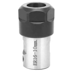 Akozon C20-ER16-40L Collet Block Chuck Holder Spindle Motor Shaft Clamping Tool Bar for Lath Milling Cutter Machine (10mm)
