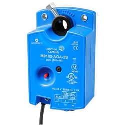 Johnson Controls M9102-AGA-2S Series M9102 Electric Non-Spring-Return Actuator, Floating Control, 2 Nm Torque, 48