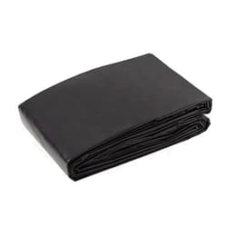 TarpsNow Tarps Now Heavy Duty Vinyl Tarp, (8' x 20') with Brass Grommets - Vinyl Tarps Heavy Duty Waterproof Tarpaulin for Canopy, Pool Cover, Truck Cover, Camping Roof, Indoor Outdoor - Black, 18 oz, 20 Mil