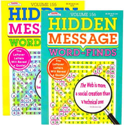 Kappa Hidden Message Word-Finds Set of 2, Volumes may vary (See Seller Comments for Volumes) by Kappa