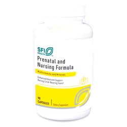 Klaire Labs SFI Health Prenatal & Nursing Multivitamin - Postnatal & Prenatal Vitamins for Women with Iron - Complete Nutritional Support During Preconception, Pregnancy & Breastfeeding (90 Capsules)