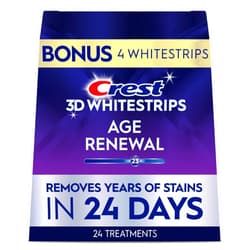 Crest 3D Whitestrips Professional Effects Plus, 3D White, Teeth Whitening Strip Kit, 48 Strips (24 Count Pack), Crest Teeth Whitening Strips, Teeth Whitening Kit