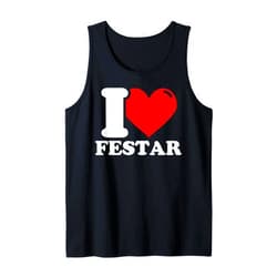 I heart festar first name I love festar given name Tank Top