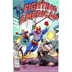 Titan Fighting American (Titan, 2nd Series) #2C VF/NM ; Titan comic book | Duke Mighten Variant