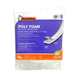 Frost King L341H Polyurethane Foam Tape, 3/8