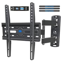 Mounting Dream TV Wall Mount Swivel and Tilt for Most 26-55 Inch TV, TV Mount Perfect Center Design, Full Motion TV Mount Bracket with Articulation, up to VESA 400x400mm, 60 lbs, MD2377