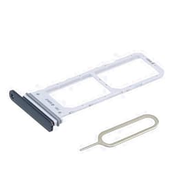 MMOBIEL Dual SIM Card Slot Tray Holder Replacement Compatible with Samsung Galaxy Note 20 / Note 20 5G 2020 - Incl. Rubber Gasket and Sim Pin - Gray