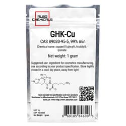 Albochemicals GHK-CU Copper Peptide Powder, 99% min, CAS 89030-95-5, 1 gram