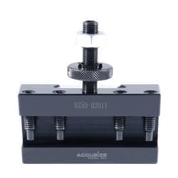 Accusize Industrial Tools Bxa Turning and Facing Holder, for 3/4'' Turning Tools, Quick Change Tool Holder, Style 1, 0250-0201xl