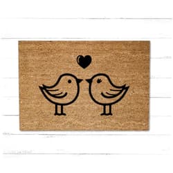 JFHNC Love Birds Doormat Mat, Door Mat, Doormat, Welcome Mat, Housewarming Gift, Wedding Gift, Funny Gift, Porch Door Mat Indoor Door Mats, Easy Clean Entrance Mat, Funny Doormat 20x32 Inch