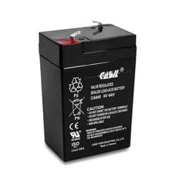 Casil CA640 6V 4Ah Compatible with Lithonia Lighting Replacement Parts - ELB06042 Battery for Battery Emergency Light, ELB 06042 Emergency Replacement Battery, Commercial Light Fixtures Power Solution