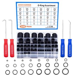 BUSY-CORNER 1299 Pieces O-Ring Kit with 4 PCS O Ring Pick & Installation Remover Tools 30 Metric Sizes Nitrile Rubber Orings for Faucet Tap, Plumbing, Automotive