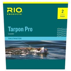 Rio Brands RIO Products Leaders Pro Tarpon Leader 30Lb Class 60Lb Fluorocarbon Shock, Clear