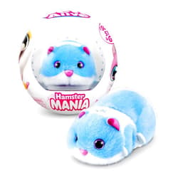 Pets Alive Hamstermania (Blue) by ZURU Hamster, Electronic Pet, 20+ Sounds Interactive, Hamster Ball Toy for Girls and Children