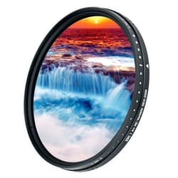 JJC 52mm ND Filter ND2-2000 VND Variable Neutral Density Fader for Canon EF-S 24mm f2.8, Sigma 30mm f1.4, Fujifilm XC 15-45mm f3.5-5.6, Nikon AF-S 18-55mm Lens & Other Lenses with 52mm Filter Thread