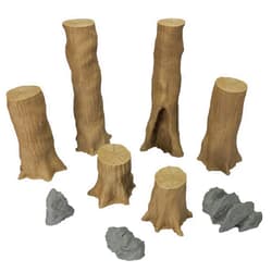 Extruded Gaming Chestnut Trees #3 Tabletop RPG Set