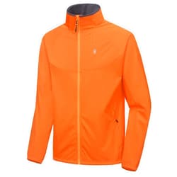 Little Donkey Andy Men's Lightweight Hooded Softshell Jacket for Running Travel Hiking, Windproof Outerwear, Water Repellent