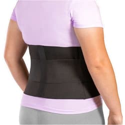 BraceAbility Plus Size Low Back Brace - Compression Lower Back Support Belt for Sciatica, Heavy Lifting at Work, Herniated Disc, Workouts, Sleeping, Lumbar Support, Back Pain in Women and Men (4XL)