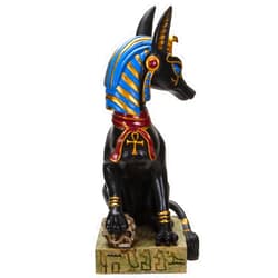 Pacific Giftware Ancient Egyptian God Anubis Sitting Pose Resin Figurine