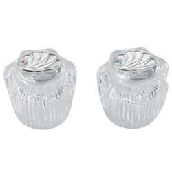 Delta Faucet RP23498 Two Clear Knob Handle Kit 3.9