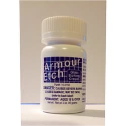 Armour Etching Cream for Etching Designs in Glass and Mirrors is Safe and Easy to Use (Pkg/1)