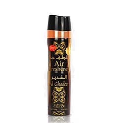 Nabeel Perfumes Al Ghadeer (Air Freshner) 300ML (10 oz) | Heritage Collection I Oriental-Woody Spray I Featuring Notes: White Musks, Amber, Oakmoss, Vetiver, Leather, Sandalwood, Amber Notes | by Nabeel Perfumes